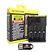 Produktbild Nitecore New i4 (2016 Version) Intelligent Charger Universal Smart-Ladegerät mit WINGONEER USB-LED-Licht