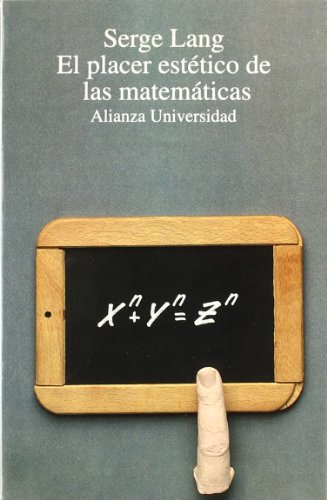 El placer estético de las matemáticas (Spanish ... [Spanish] 8420627372 Book Cover