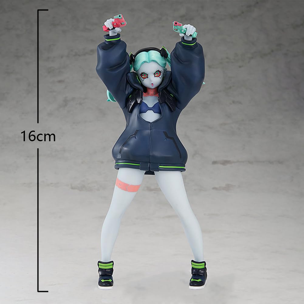 David Martinez Figur Lucy Standbild Rebecca Action, 1/7 Skala Anime Figur Lucyna Kushinada Modell Sammlerstück Desktop-Display Dekoration Geschenke für Fans