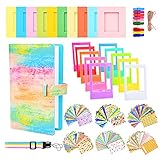 Sunmns Accessories Bundle Kit Set Compatible with Fujifilm Instax Mini 12 11 9 90 70 Films, Accessory Include Album, Film Stickers, Desk Frames, Hanging Frame, Strap (Rainbow)