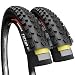 Fincci Fahrradmantel 27 5 x 2,25 Zoll – 2er Pack Kevlar Fahrrad...