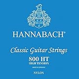 Hechas en Alemania Hannabach Cuerdas Para Guitarra Clasica Serie 800 High Tension Cuerda Suelta D4/Re4