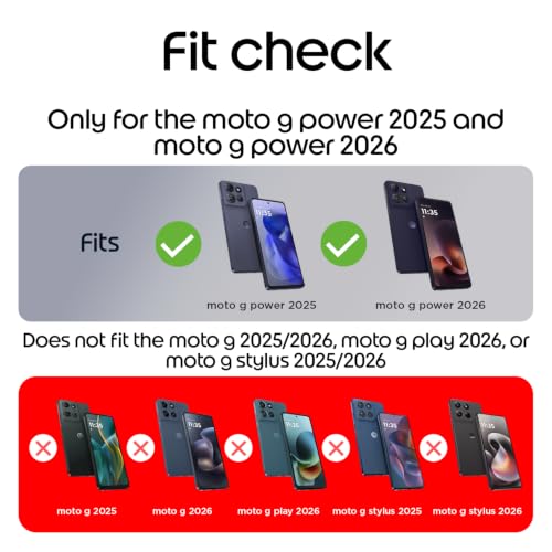 Image of Motorola Moto G Power (2025 /2026) Rugged Protective Case- Dusk Blue | Precision fit, Military Grade Shock Absorbing Cover for Enhanced Phone Grip, Drop Protection
