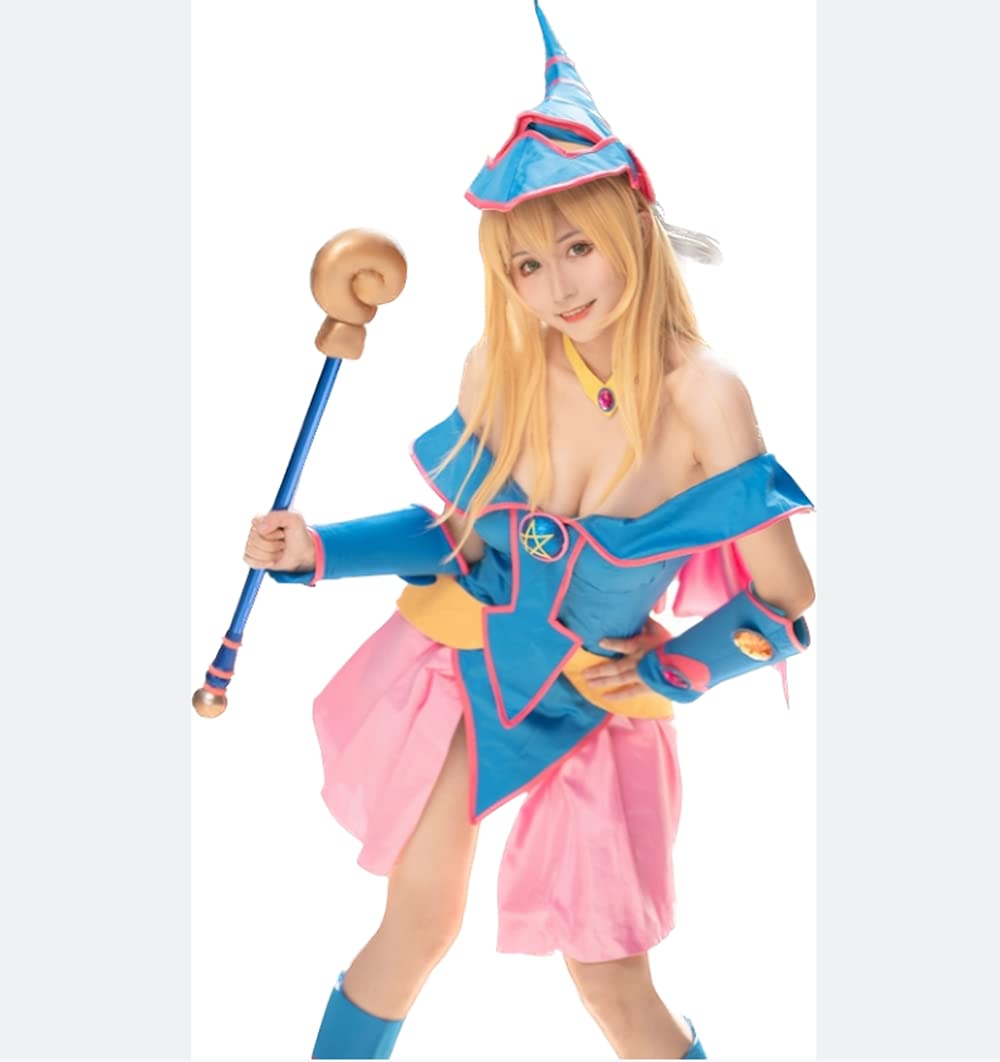 Amazon.co.jp: 【ラベンダー】ブラック・マジシャン・ガール コスプレ 