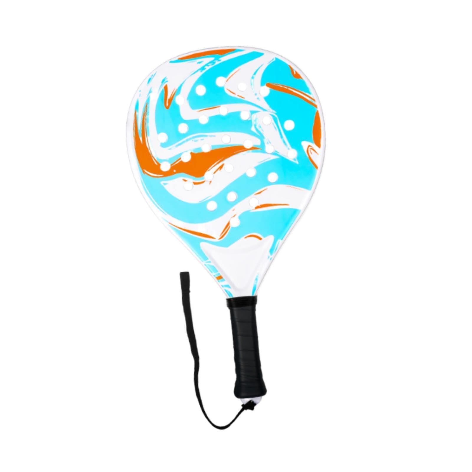 Pala Duradera para Tenis Playa Exterior,Negro
