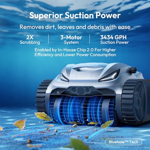 BUBLUE Bubot 710 Gen2 Cordless Robotic Pool Cleaner for Inground Pools