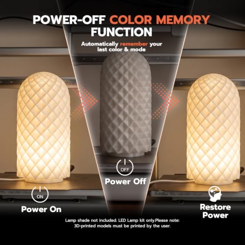 Image of 3-Pack IR RGB LED Lamp Kit 001 for Bambu Lab 3D Printer Light kit