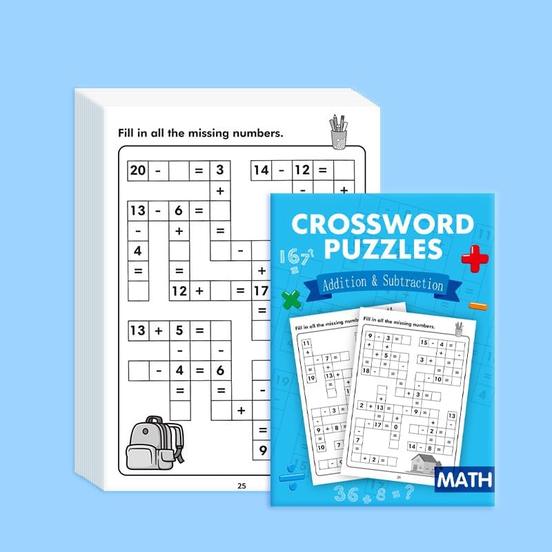 Fun Workbook for Elementary School Students: Mental Math, Number Filling, and Arithmetic Practice