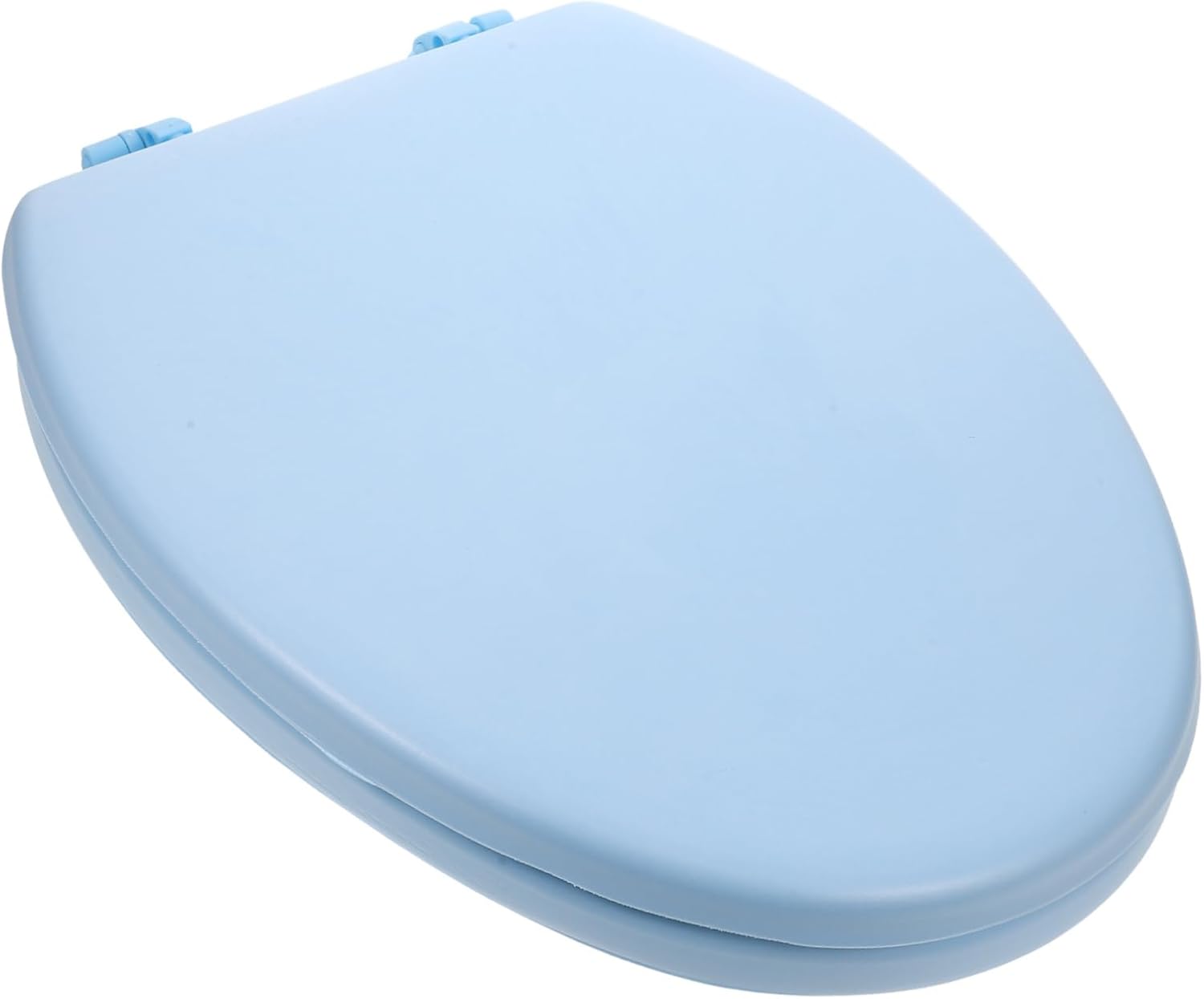 OSALADI Foam Toilet Seat for Elongated Toilets Soft Padded Cushion Bathroom Toilet Seat Easy to Clean Durable Support 17.91X13.77X1.57 Inches