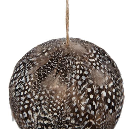 The Joy Tree Feather Ball Ornaments - Natural Feather Christmas Holiday Fall Decoration thumb #3