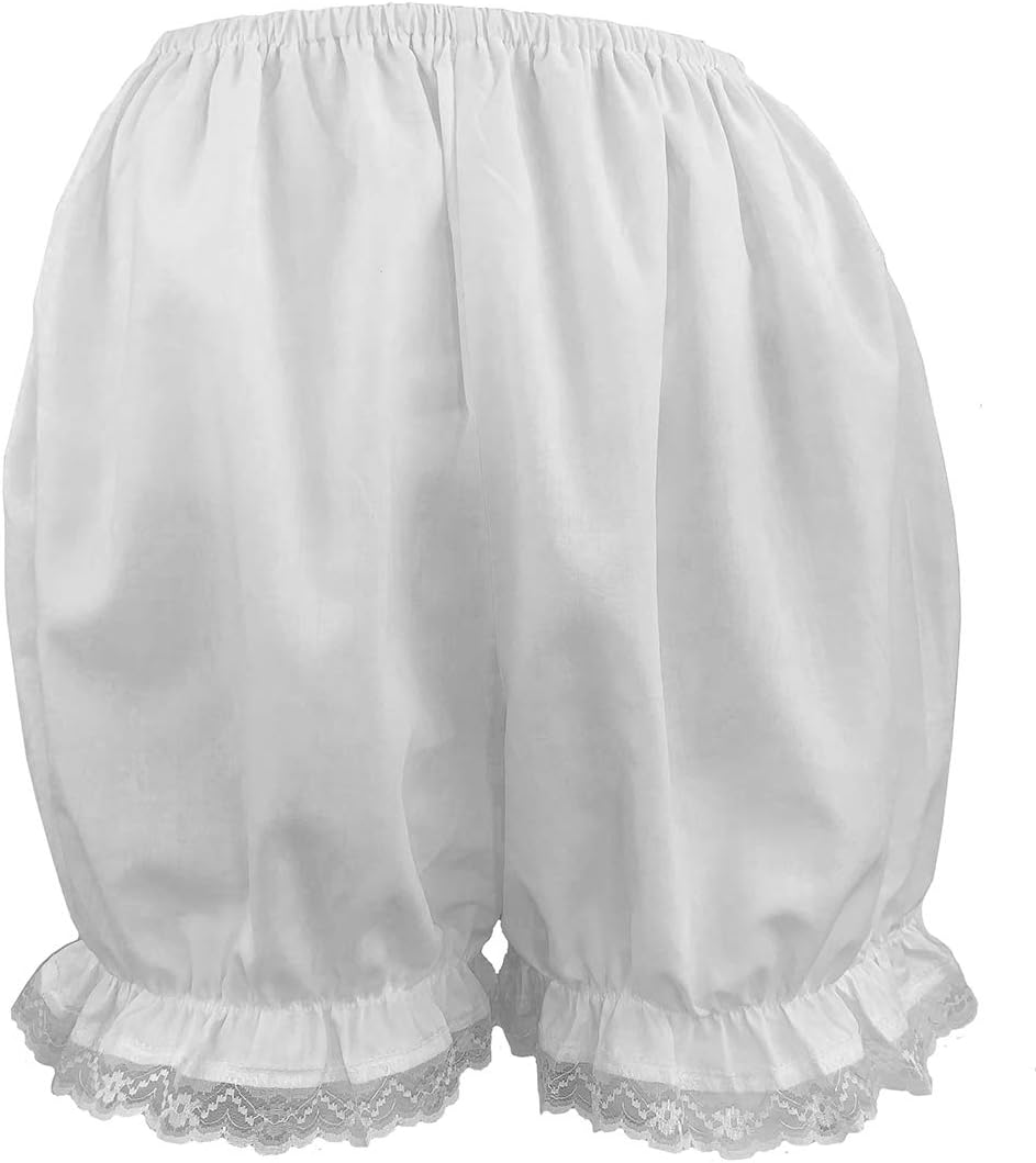 Victorian/Edwardian Bloomers - Pantaloons with Lace Trim Fancy Dress Sissy Knickers