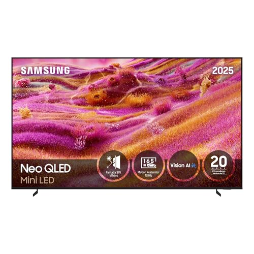 Samsung TV 115 Pulgadas Neo QLED QN90F 4K Mini LED Smart TV, Imagen y Sonido con IA 4K, Samsung Vision AI, Pantalla sin Reflejos con Glare Free y Quantum Matrix Technology Plus