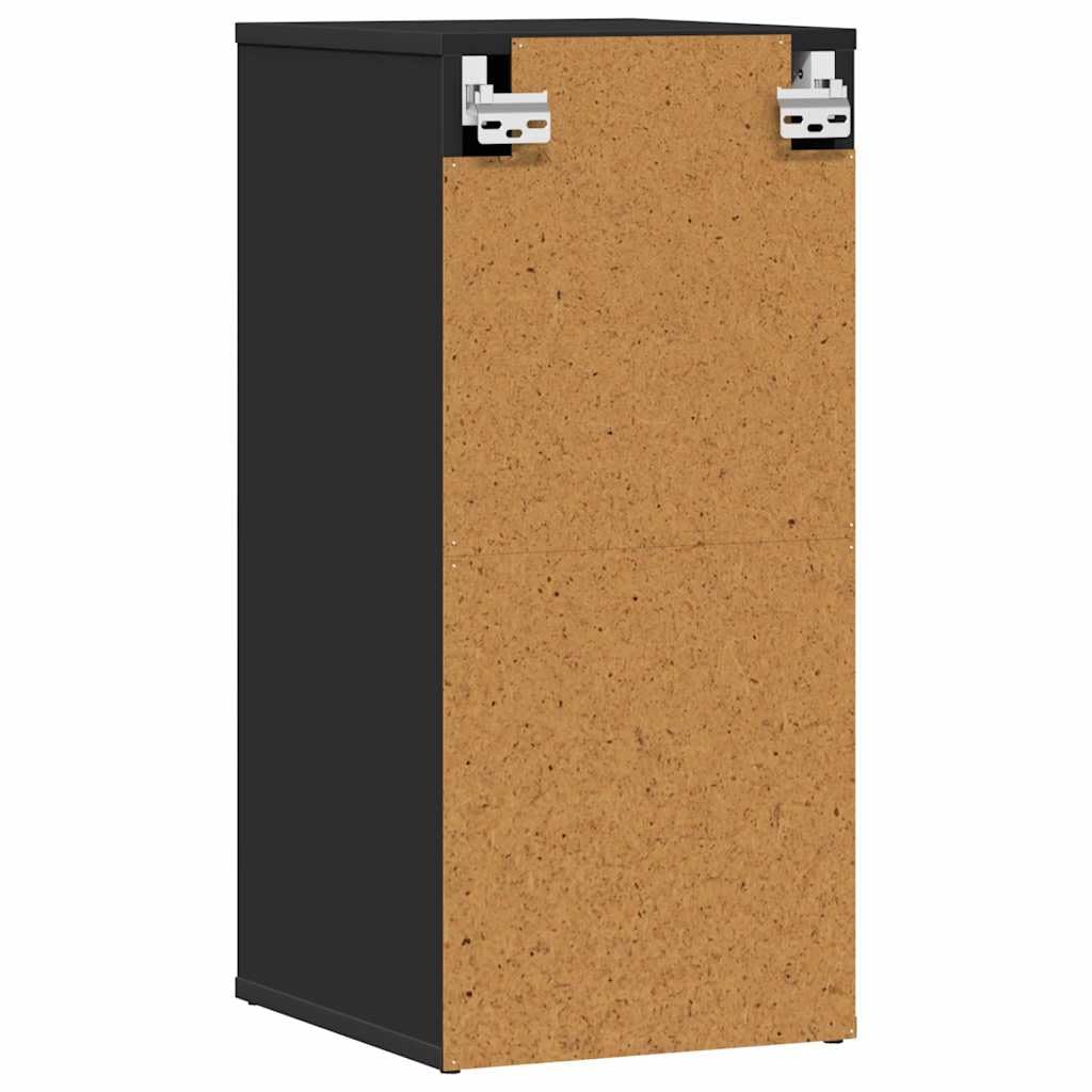 Hothingwell Szafki na buty 2 szt. czarne 32x35x70 cm płyta wiórowa, półka na buty 5 półek, czarny organizer z odwracalnymi drzwiczkami, przechowywanie ścian lub podłogi do ochrony
