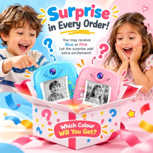 Greento Farms Store Greento Farms Kids Instant Print Camera Multicolor - Image 4
