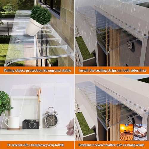 Auvent de terrasse extérieure pour stopper les infiltrations d'eau - 6