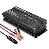 Cantonape Power Inverter 2000W (peak) DC 12V to 230V 240V AC Car Converter 12V Inverter with 12v Cigarette Lighter with 4.8A 4 USB 3 UK Sockets Car Adapter With LCD Display, 800W car inverter