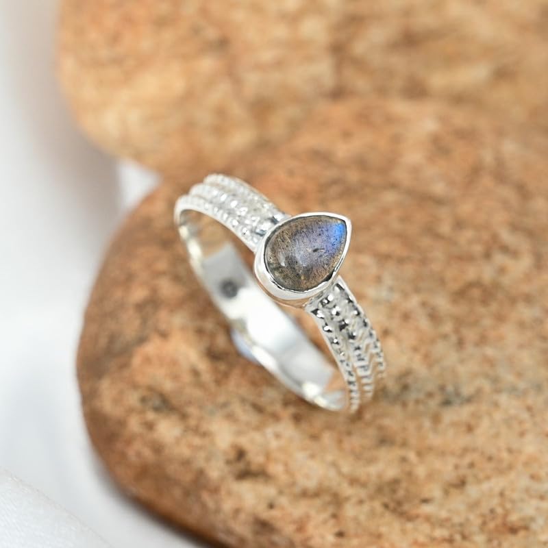 Anello a fascia in argento Sterling 925, da uomo e da donna, gioiello fatto a mano TSR191