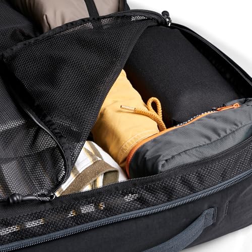 Bellroy Lite Travel Pack 38L (carry-on backpack, large travel backpack for international travelers, with laptop pocket, interior packing cells and tuck-away shoulder straps) - Black3