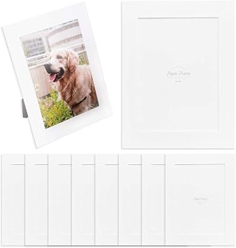 Monolike Standing Paper Photo Frame 5x7 White 10p 5x7Inch size