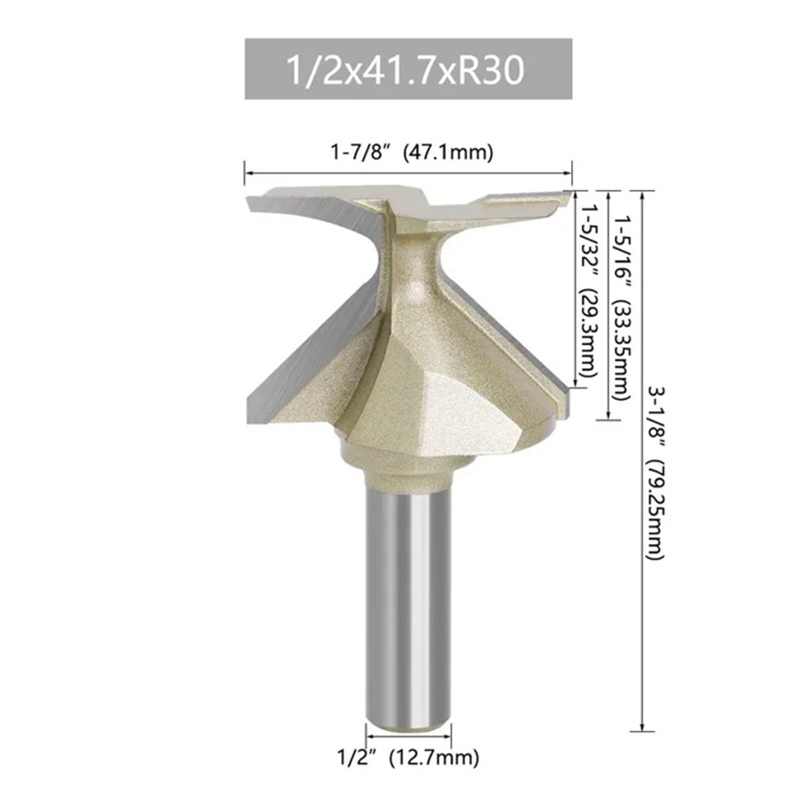 R18 R30 R50 Schaft Gebogene Integrierte-Messer Forming Werkzeug Holz Tür Wand Schrank Hobeln Bohrer Füllen Und Erweichen Prozess(R30)
