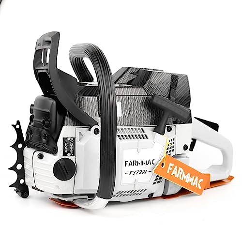 Image of F372W Gas Chainsaw, 71cc 2-Cycle Gasoline Power Chain Saws, 4.1KW 5.5HP for Professional Logging Work, All Parts Compatible with Husqvarna 372XP (F372W, only Includes powerhead)