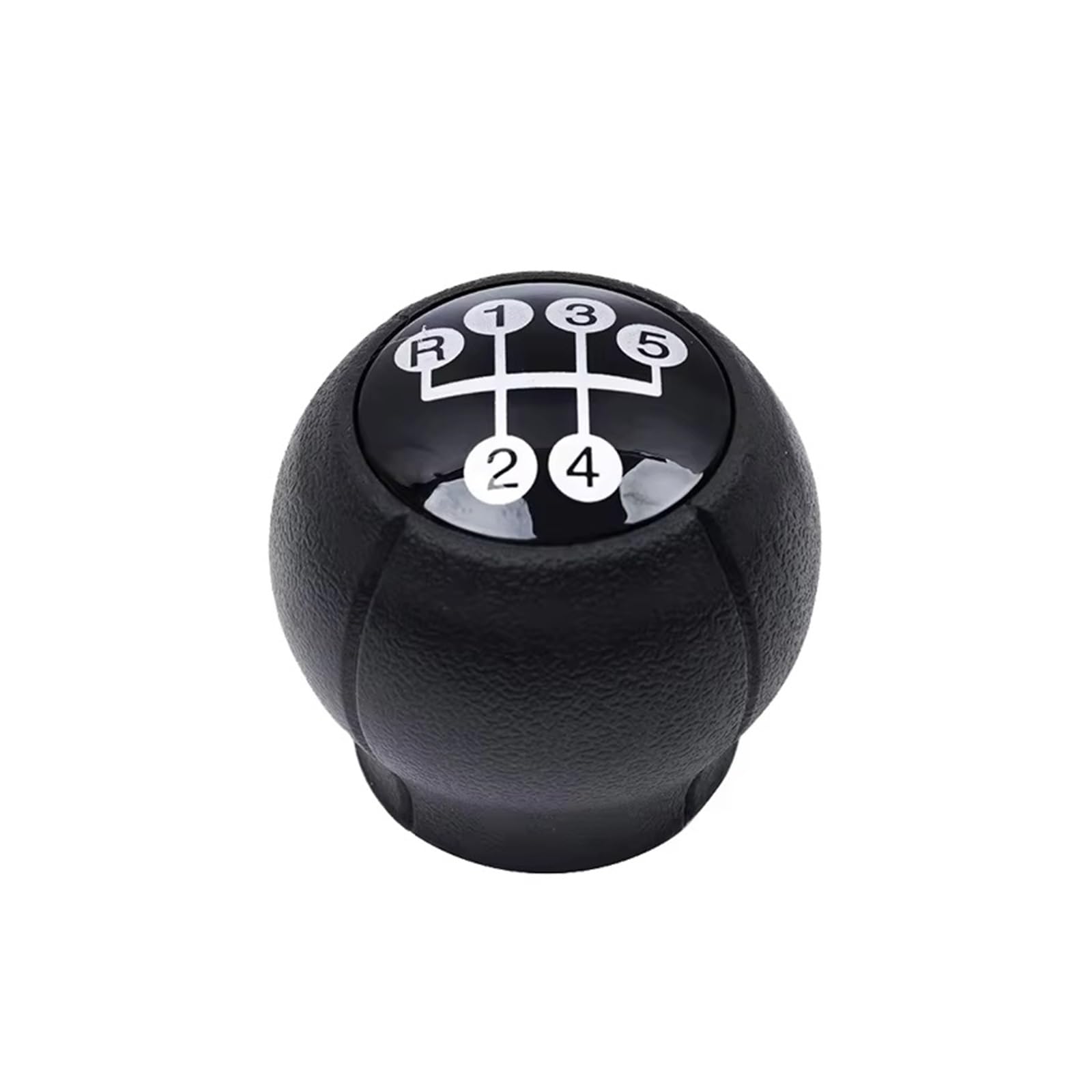OUVECR Car Shift Gear Knob Handle for Opel for Corsa C for Tigra B for Combo MT 5 Speed Gear Shift Knob with Gaiter Boot Cover Handbrake Case Gear Shift Cover(Knob B)