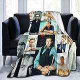 Simon Actor Baker Überwurfdecke, ultraweiches Flanell-Fleece, leichte Überwurfdecke, warme Klimaanlagen-Decke für Couch, Sofa, Bett, 203 x 152 cm