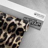 Metro Wrap Series Car Vinyl Wrap | Small Leopard Animal Print | 59in x 1ft