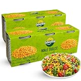 Maiz dulce extra, Maiz en lata, Sweet corn, sin aditivos ni conservantes, Ideal para enriquecer ensaladas o servir como guarnición, Peso neto 300 g, Peso escurrido 285 g, Contiene Pack de 6 unidades