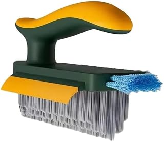 Scrub Brush for Cleaning Tile, Grout, Shower, Kitchen Sink & Floor, with Ergonomic Handle and Durable Bristles