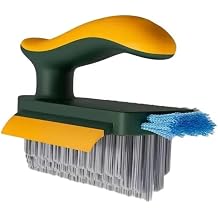 Scrub Brush for Cleaning Tile, Grout, Shower, Kitchen Sink & Floor, with Ergonomic Handle and Durable Bristles