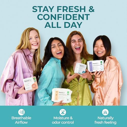Image of Organic Pads for Women - 100% Organic Cotton Overnight Pads with Wings - High Absorbency (180mL), Comfortable & Ultra-Thin - No Fragrances, Odor-Control, Breathable - Super (1 Pack, 20 Count)