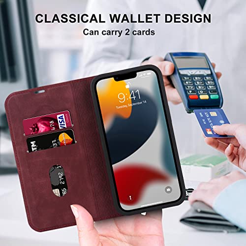 QLTYPRI Wallet Case for iPhone 14 Pro Max (6.7 inch) Compatible with Magsafe Charger - Image 2