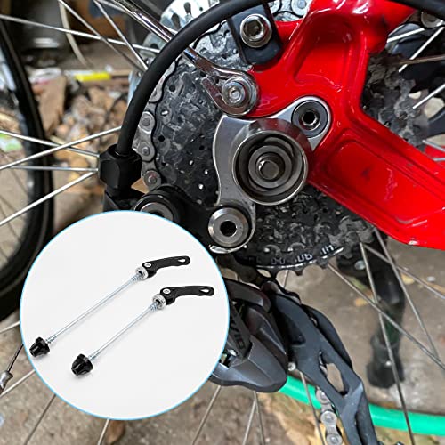 Kit de Ejes de Rueda con Liberación Rápida para Bicicleta Moicstiy Negro miniatura 6