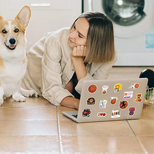 Basketball Stickers |100 Pcs Basketball Waterproof Vinyl Decals For Water Bottles Laptop Car Luggage Cup Computer Mobile Phone Skateboard Decor #TOP5