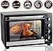 Produktbild 38L Mini-Backofen mit Drehspieß Umluft Pizzaofen Ofen, Backofen mit Innenbeleuchtung, Timer 1600 Watt BO38D