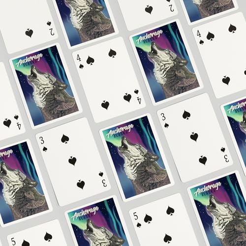 Baraja de cartas Poker Anchorage Alaska 52 unidades miniatura 4