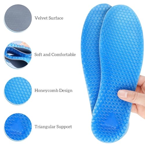 Plantillas de gel silicona confort talla grande unisex miniatura 3