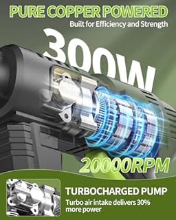 Cordless Pressure Washer Battery Powered; 990PSI Cordless Power Washer with 6-in-1 Nozzle, 23FT High-Elastic Hose, 21V Battery&Charger; Home Portable Handheld Pressure Washer Cleaner (Evergreen)