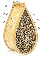 Algopix Similar Product 1 - KIBAGA Mason Bee House Handmade