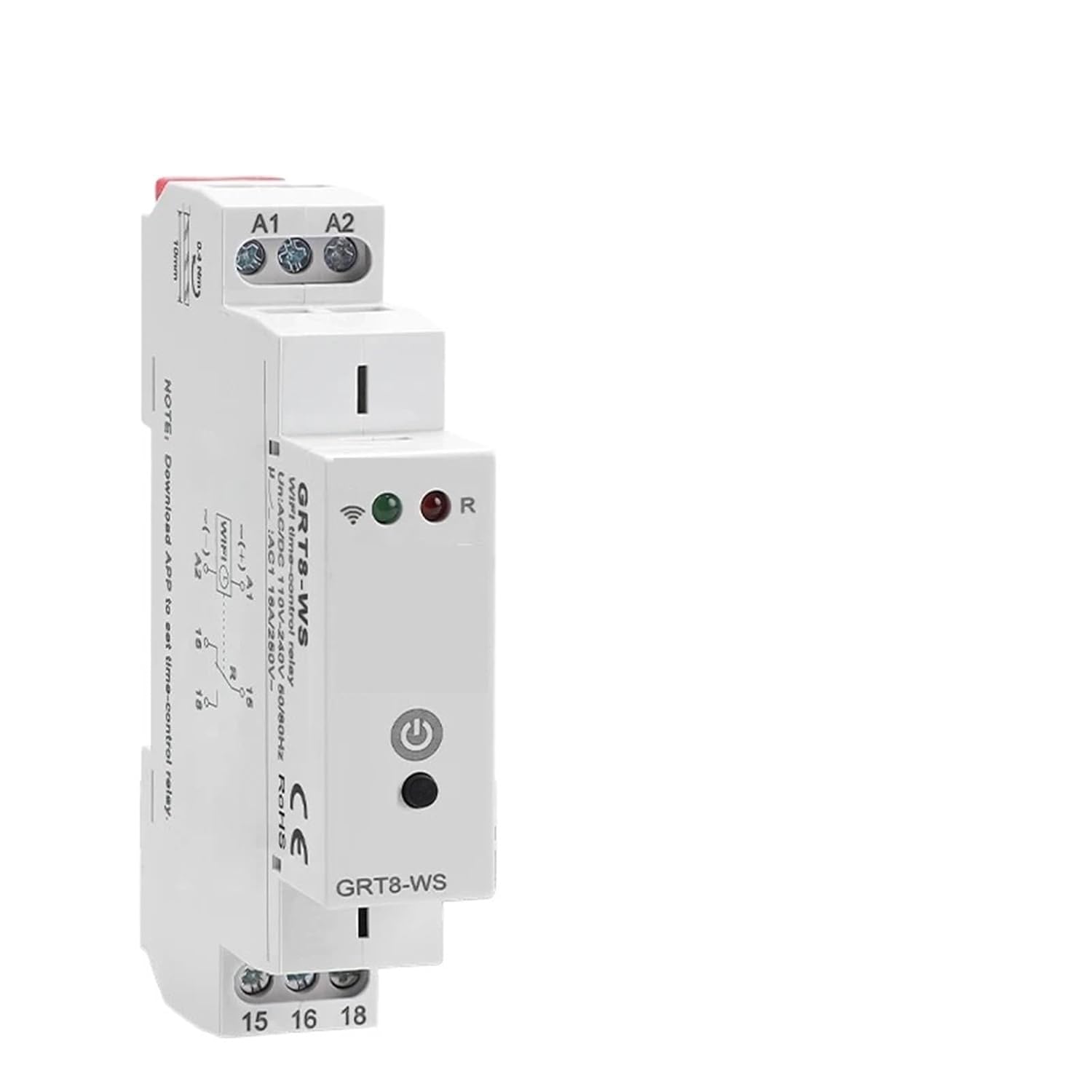 Time Control Relay Time Switch Smart Home Remote Control Switch 16A AC/DC110-240V Leakage Protection