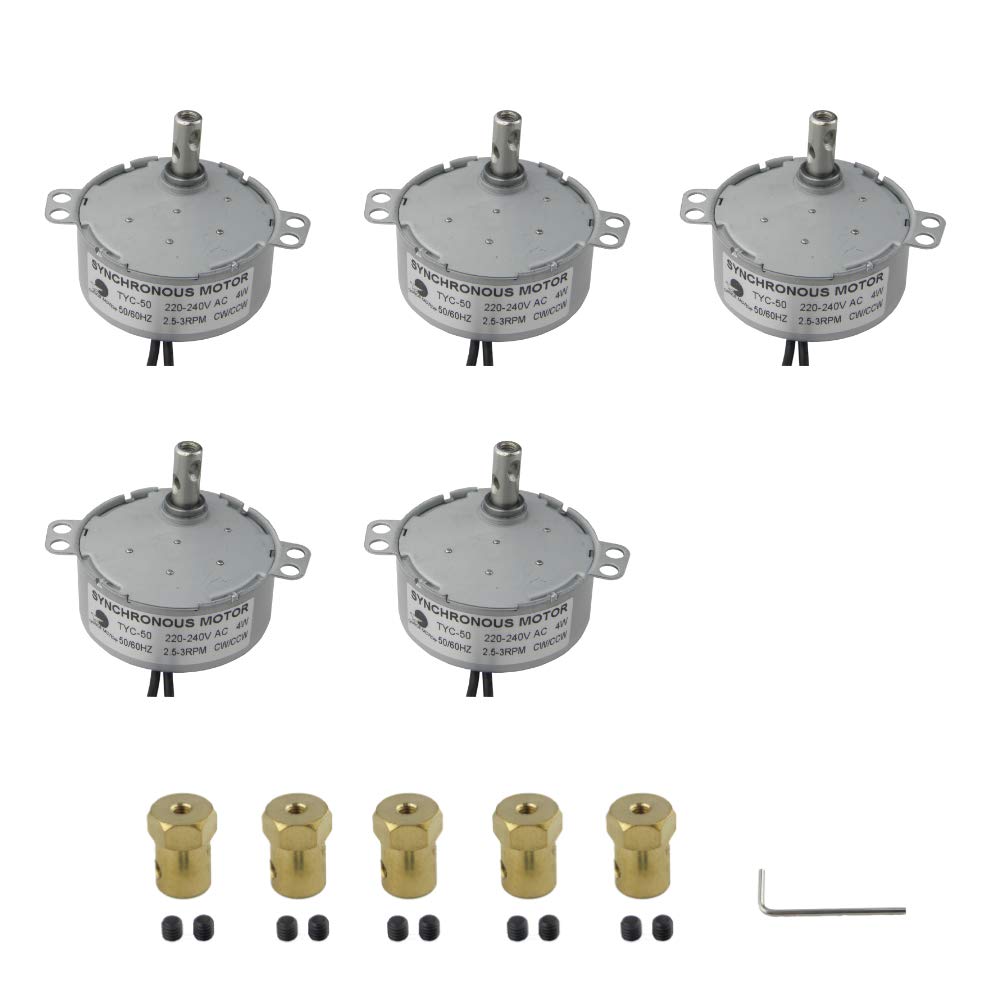 Moteur synchrone TYC-50 220V pour réparer un tourne-disque ou un système d'air