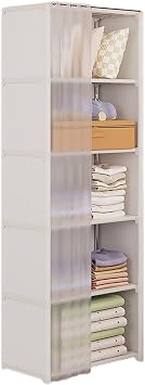 Portable Wardrobe Closet Storage | Fabric Storage Organizer With Shelf | Clothes Rack | Compact, Easy To Assemble