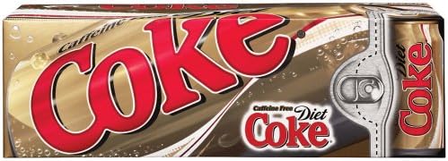 Coke Diet Caffeine Free Soda, 12 oz Can (Pack of 24) by Coca-Cola
