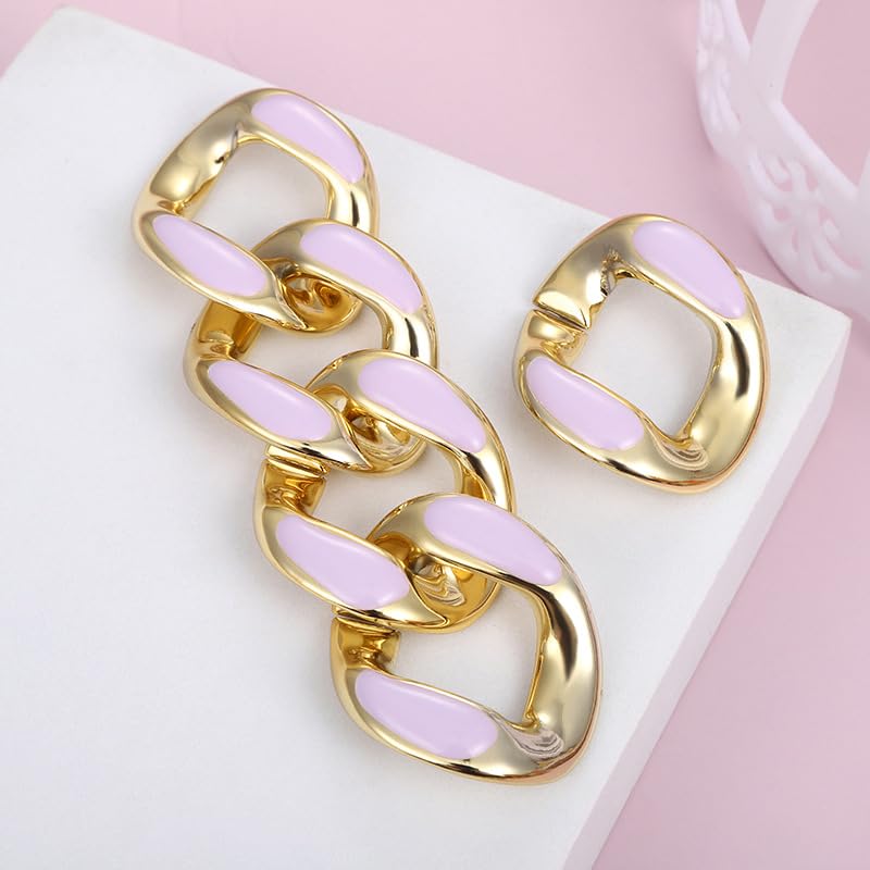 NANZU 1000PCS 15 * 3MM ABS Acryl Kette BuckleLinking Ringe Große Stecker Acryl Twist Link Jump Ring Kette für DIY Schmuck Machen Telefon/Tasche Kette