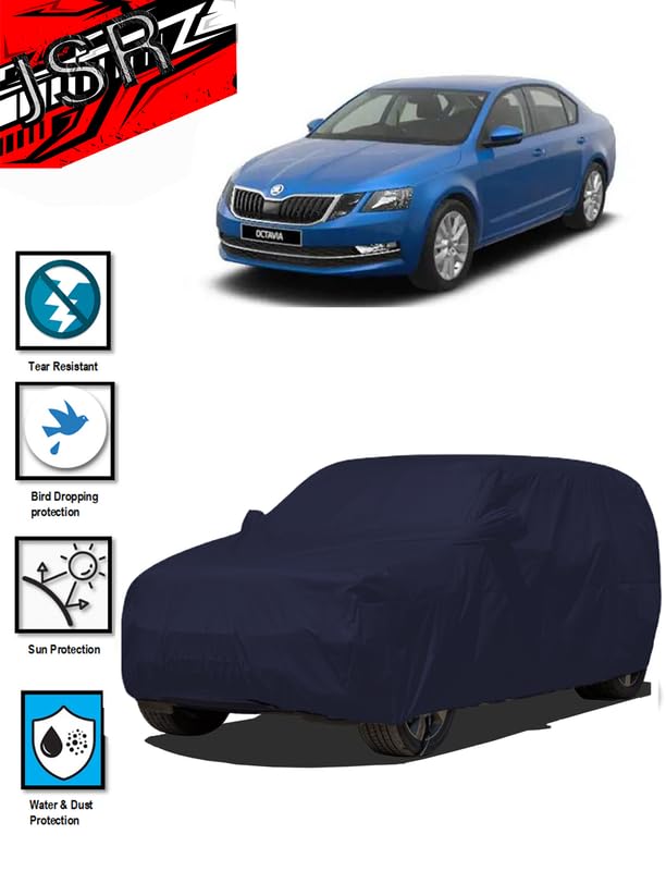 Image of J S R Waterproof Body CAR Cover for Skoda OCATVIA (Skoda OCATVIA CAR Cover | OCATVIA CAR Cover | OCATVIA CAR Cover Waterproof | CAR Cover for OCATVIA)