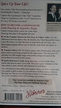 DVD Latin Dancing & Argentine Tango (How To Become a Good Dancer) DVD & CD Set Book