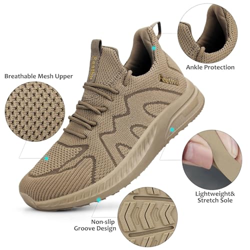 Image of Feethit Womens Running Shoes Tennis Walking Shoes Slip on Sneakers Lightweight Gym Shoes for Workout Work Travel Athletic