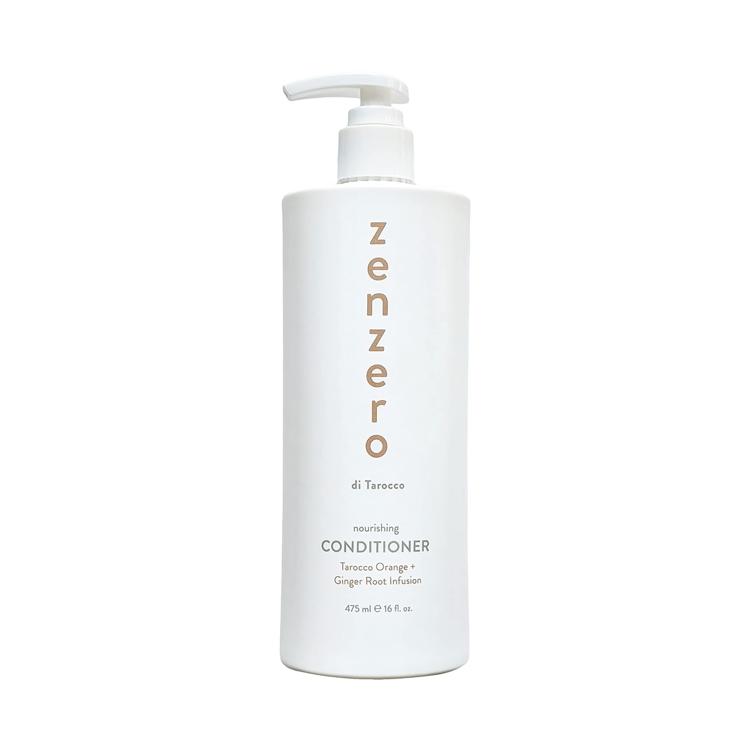 ZENZERO Conditioner Tarocco Orange + Ginger Root, Ginger and Citrus Nourishing Conditioner For Clean, Shiny and Manageable Hair