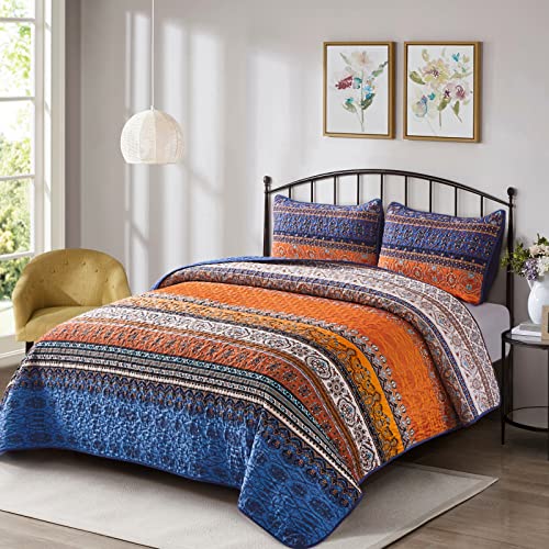 Wongs Bedding AC080196 Boho Fall Quilt King Size thumb #1